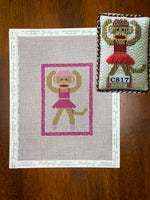 Ballerina Sock Monkey with stitch guide
