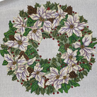 White Poinsettia Wreath