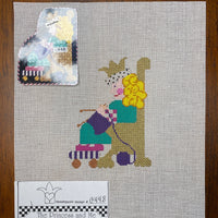 The Knitting Queen with stitch guide