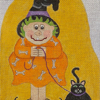 Witch with Cat