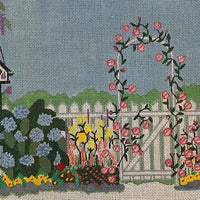 Garden Gate - some stitching