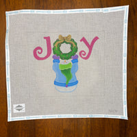 Joy Wreath Snowman