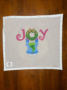 Joy Wreath Snowman