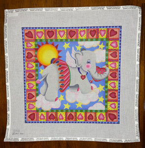 Elephant with stitch guide