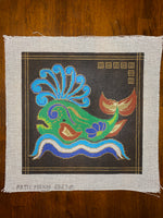 Chinoiserie Whale on 10M
