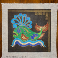 Chinoiserie Whale on 10M