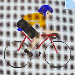 Yellow Jersey with stitch guide