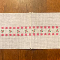 Pink Checks and Flowers Belt