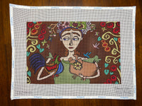Freda with Rooster and Pig
