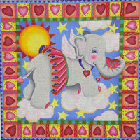 Elephant with stitch guide