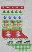 Striped Pattern Stocking
