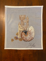Chambered Nautilus - some stitching
