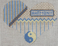 Harmony Heart with stitch guide
