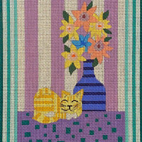 Cat and Vase