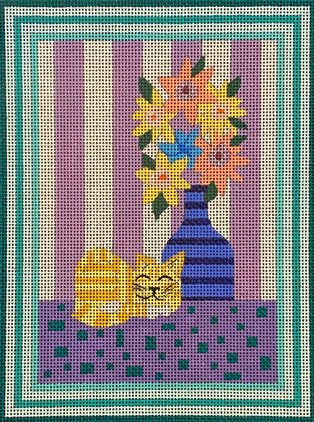 Cat and Vase