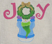 Joy Wreath Snowman
