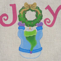 Joy Wreath Snowman