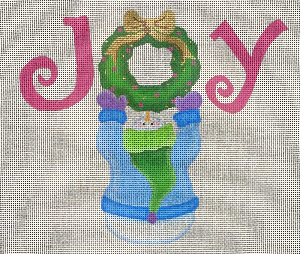 Joy Wreath Snowman