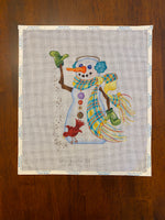 Snowman with Bird Seed

