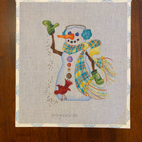 Snowman with Bird Seed
