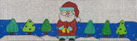 Santa with Trees
