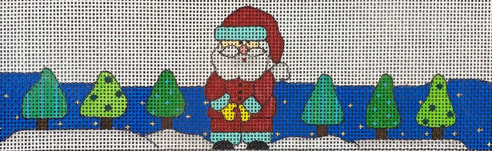 Santa with Trees