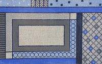 Blue/Gray Clutch
