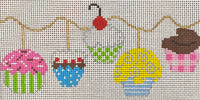 Things on a String: Cupcakes with stitch guide
