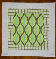 Leaves/Woven Border
