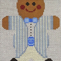 Groom Gingerbread with stitch guide