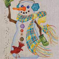 Snowman with Bird Seed