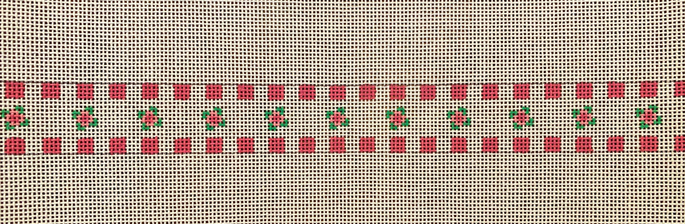 Pink Checks and Flowers Belt