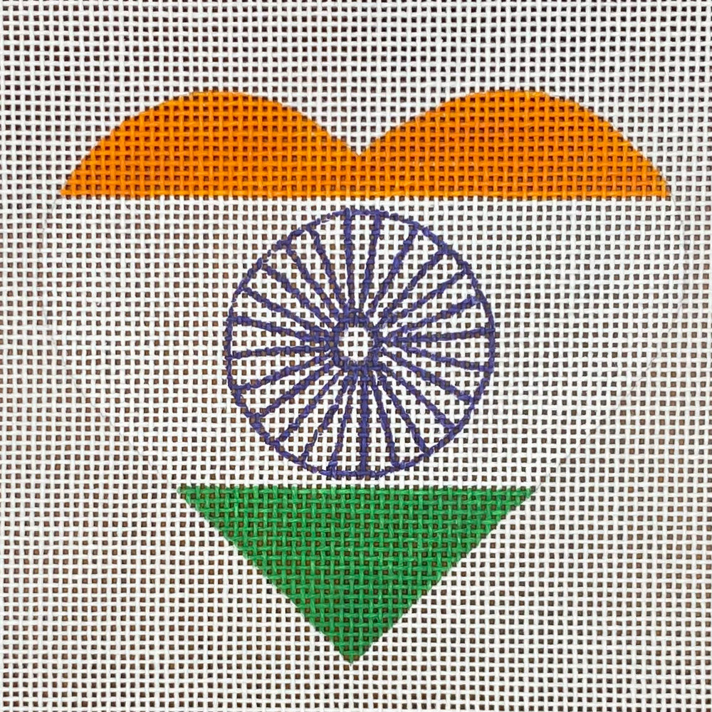 Indian Flag Heart