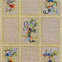 Yellow Patterned Floral