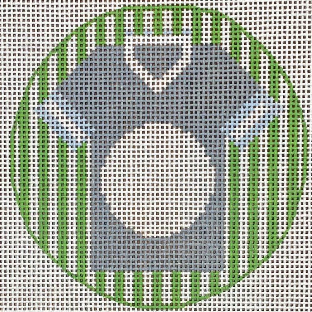 Sports Jersey Monogram Round