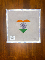 Indian Flag Heart
