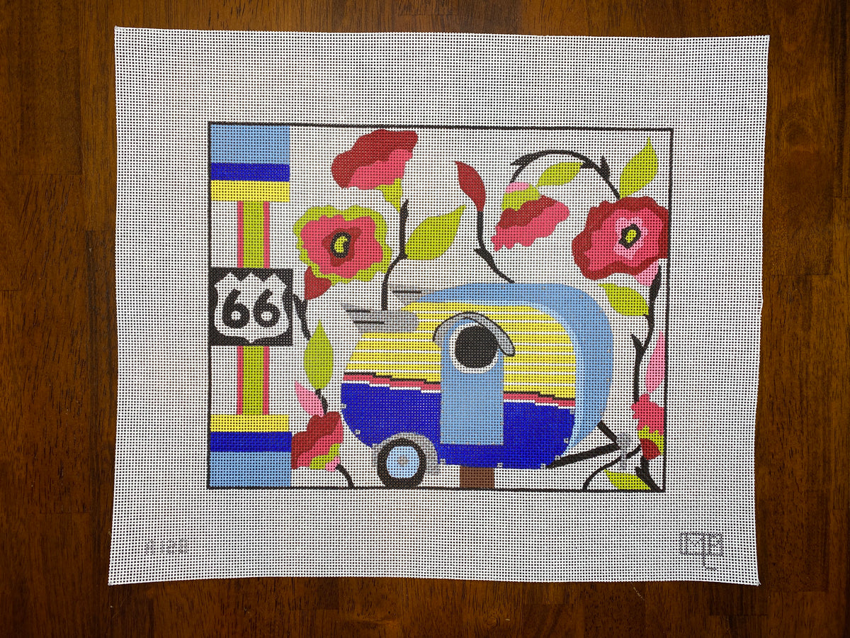 Route 66 Birdhouse | Needlepoint Destashing