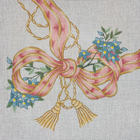 Ribbon/Tassel Pillow

