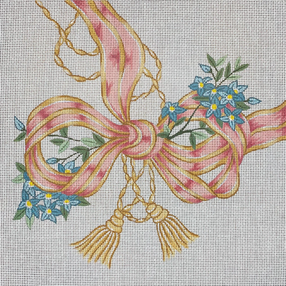Ribbon/Tassel Pillow