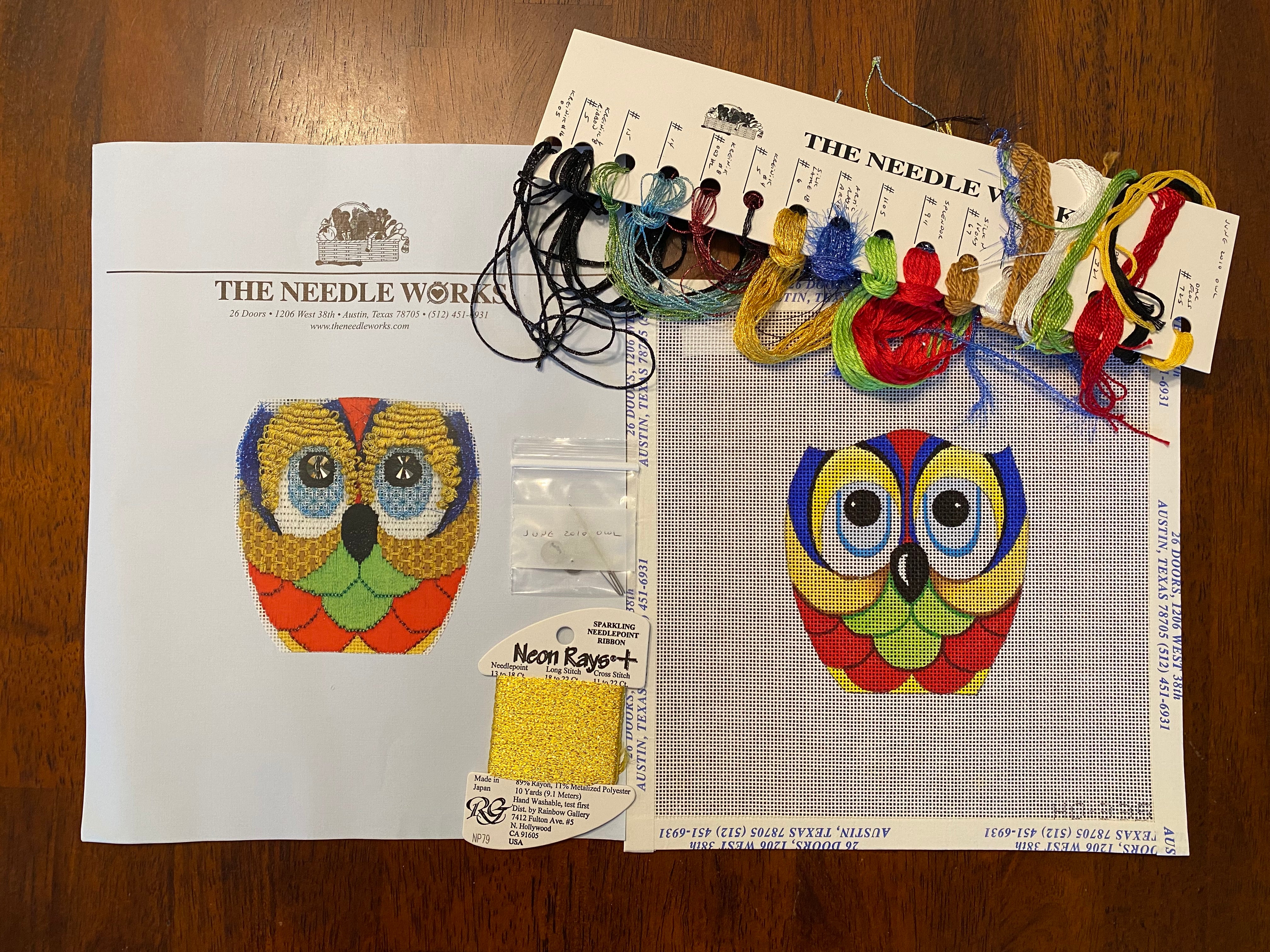 Children's Needlepoint Kit - Owl