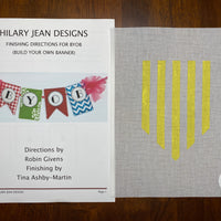 Build Your Own Banner with finishing instructions