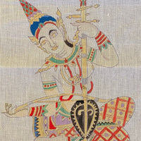 Kamanche Player - partially stitched