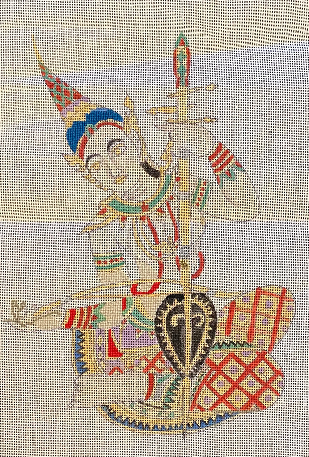 Kamanche Player - partially stitched