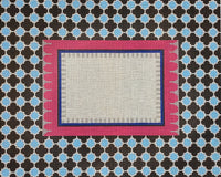 Geometric w/ space for monogram

