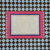 Geometric w/ space for monogram