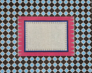 Geometric w/ space for monogram