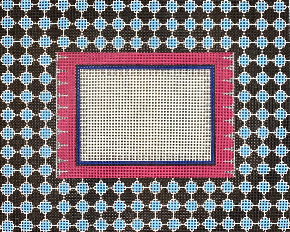 Geometric w/ space for monogram