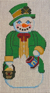 St Pattys Day Snowman