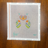 Baby Owl - Flowers