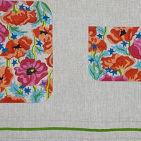 Orange and Pink Poppies Petite Clutch